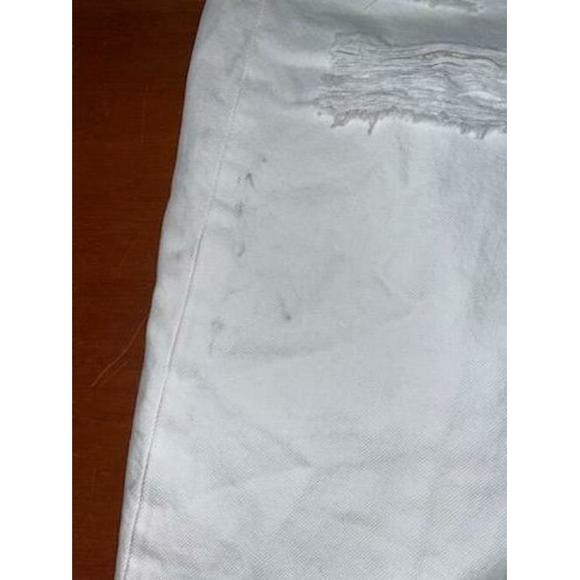 MSRP $198 Joe's The Scout Slim Destroyed Boyfriend Jeans White Size 29 (DEFECT) - Picture 10 of 11